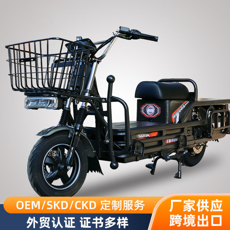 Cross-Border Export of Heavy-Duty Electric Vehicles 60V72V Electric Motorcycles Long-Range Scooters for Cargo Two-Wheelers