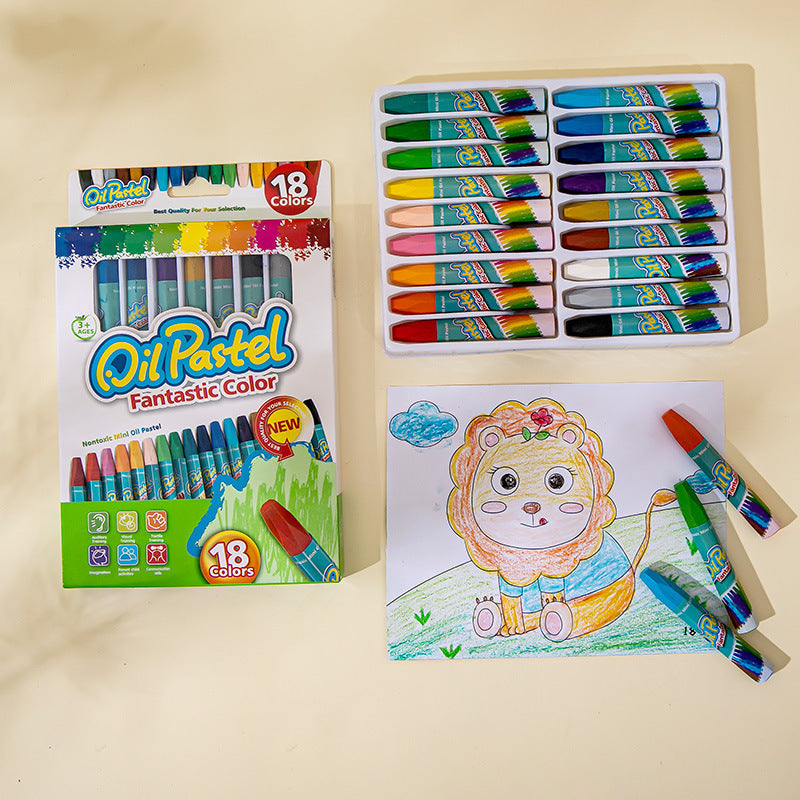 Oil Pastels Carefully Selected 12-36 Color Oil Pastels Washable Kidsren's Crayons Painting Pen Painting Tools Pen Handmade