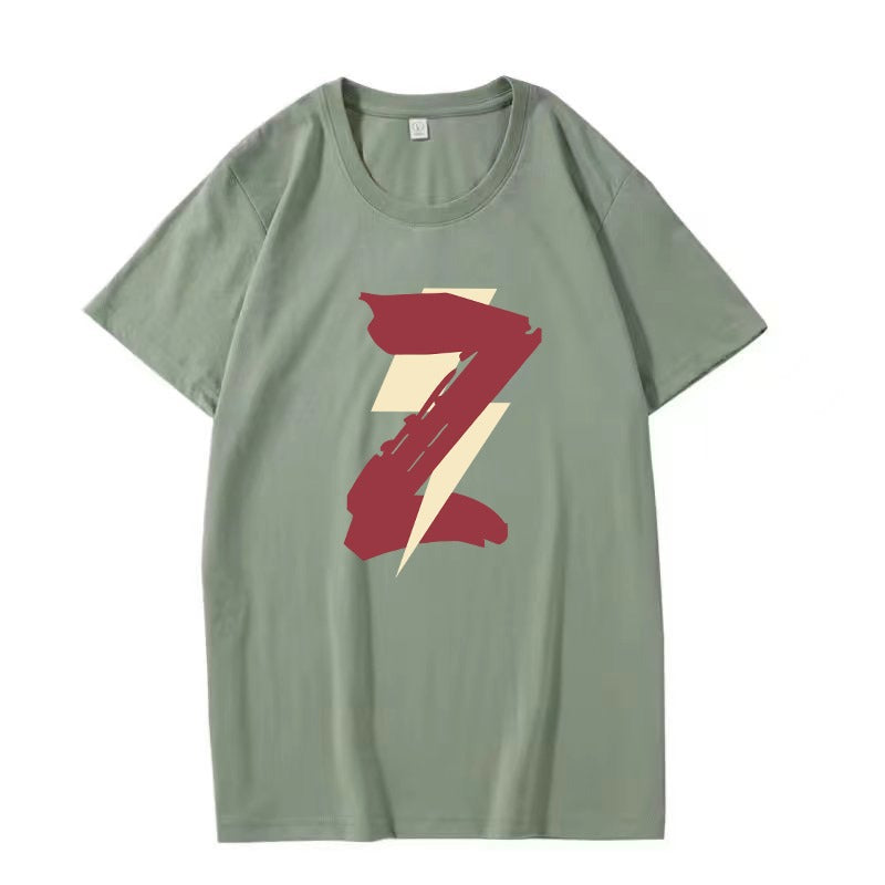 New Popular Spring, Summer and Autumn Pure Cotton Loose Short-Sleeved T-Shirt Tops for Men and Women, Casual and Comfortable Inner Layering Shirts