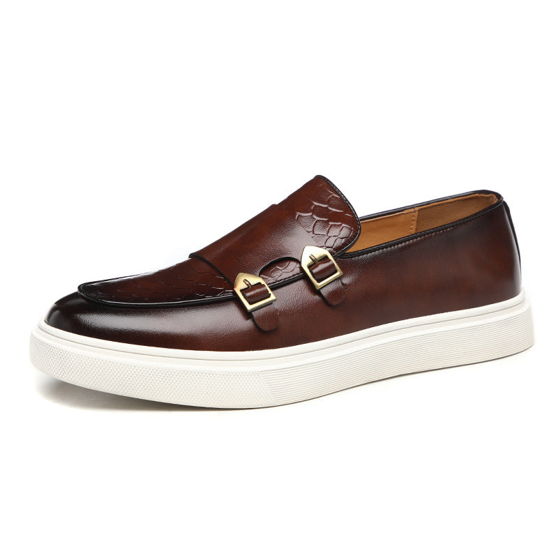Foreign Trade Large Size Men's Shoes Amazon's Popular Fashion Casual Leather Shoes Men's British Style Shoes Men's Sneakers