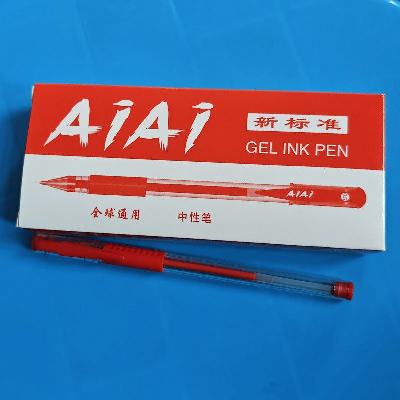 European Standard Gel Pen 0.5mm Bullet Needle Pen Ballpoint Pen Carbon Water Pen Signature Pen Office Examination Pen