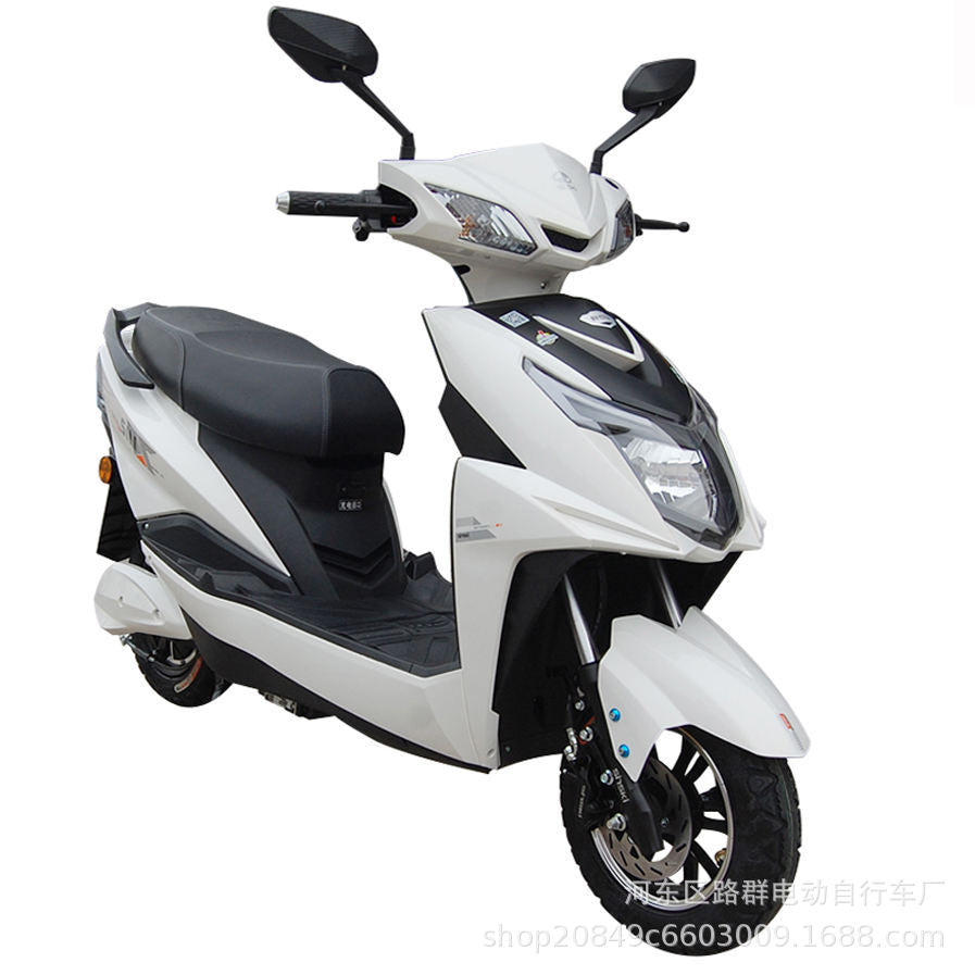 Cross-Border Foreign Trade Electric Motorcycle Two-Wheeled Adult High-Power Bicycle Men's and Women's Battery Car Long-Range Scooter