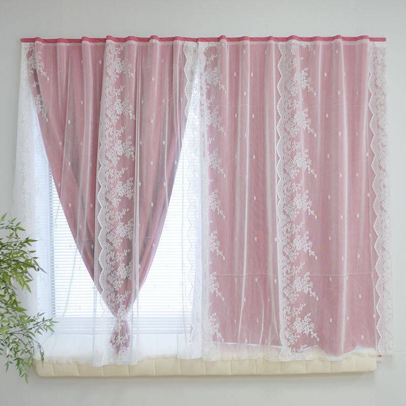 Blackout Curtains for Rental House Bedroom Bay Window, No-Drill Installation with Magic Tape Adhesive for Small Windows