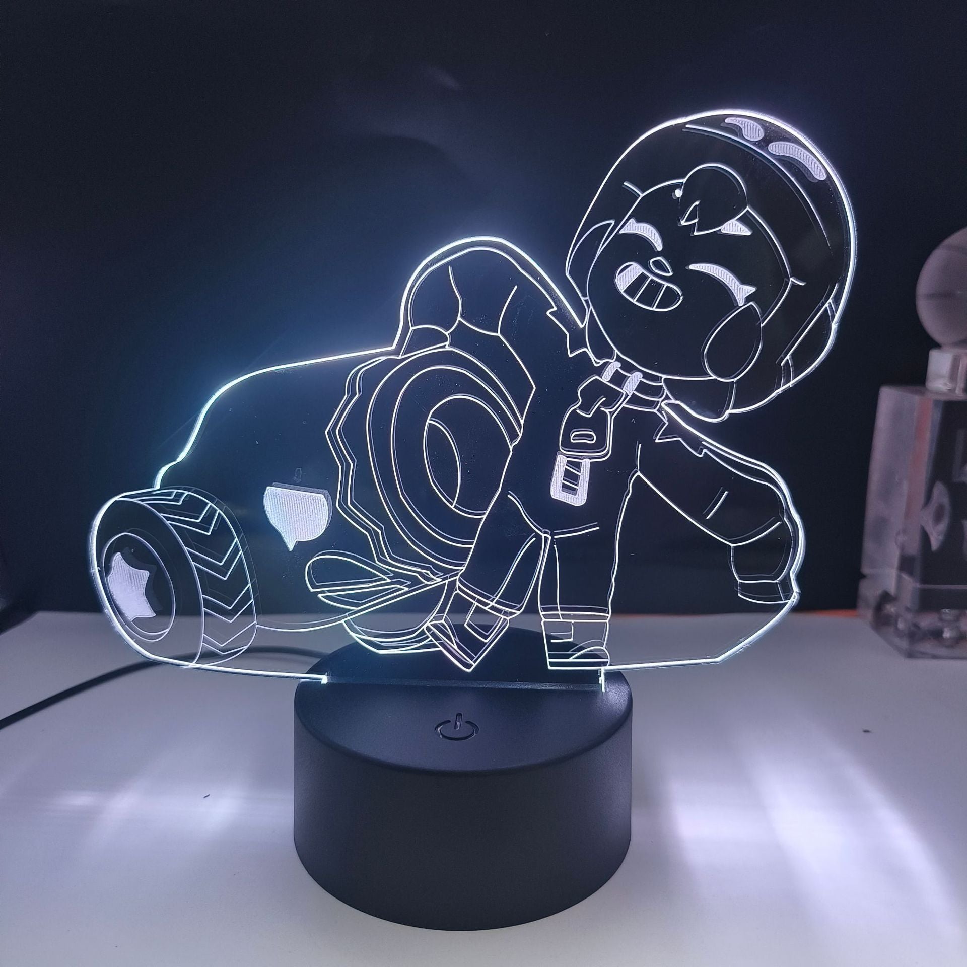 King of Gods Blok Edgar Figure Gift Bedroom Game E-Sports Atmosphere 3D Night Light