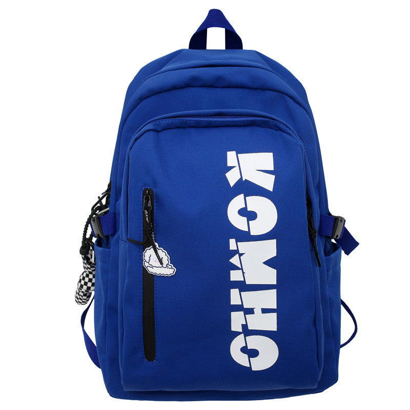 Schoolbag Boys and Girls Junior High School Students Grade Three, Four, Five and Six University Campus Simple Large Capacity Backpack Backpack