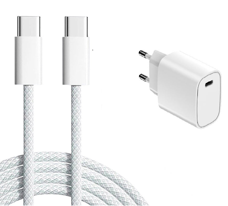 Suitable for Apple 17 Charger 20W Original Genuine Fast Charging Mobile Phone Gallium Nitride Charging Head Set