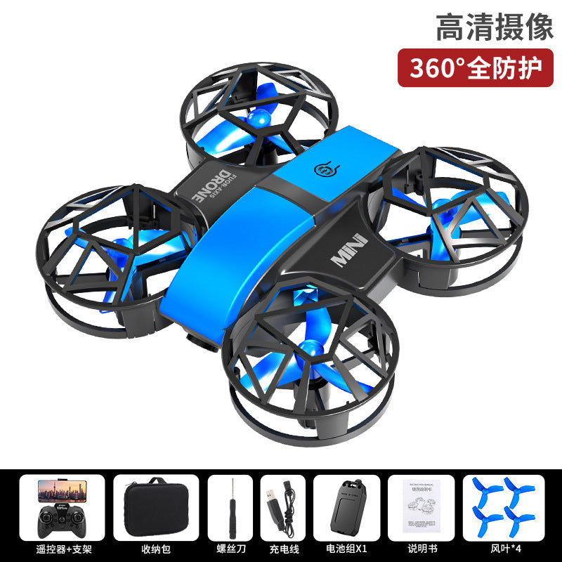 Mini drone aerial photography HD professional small aerial vehicle remote control aircraft children toy boys primary school students