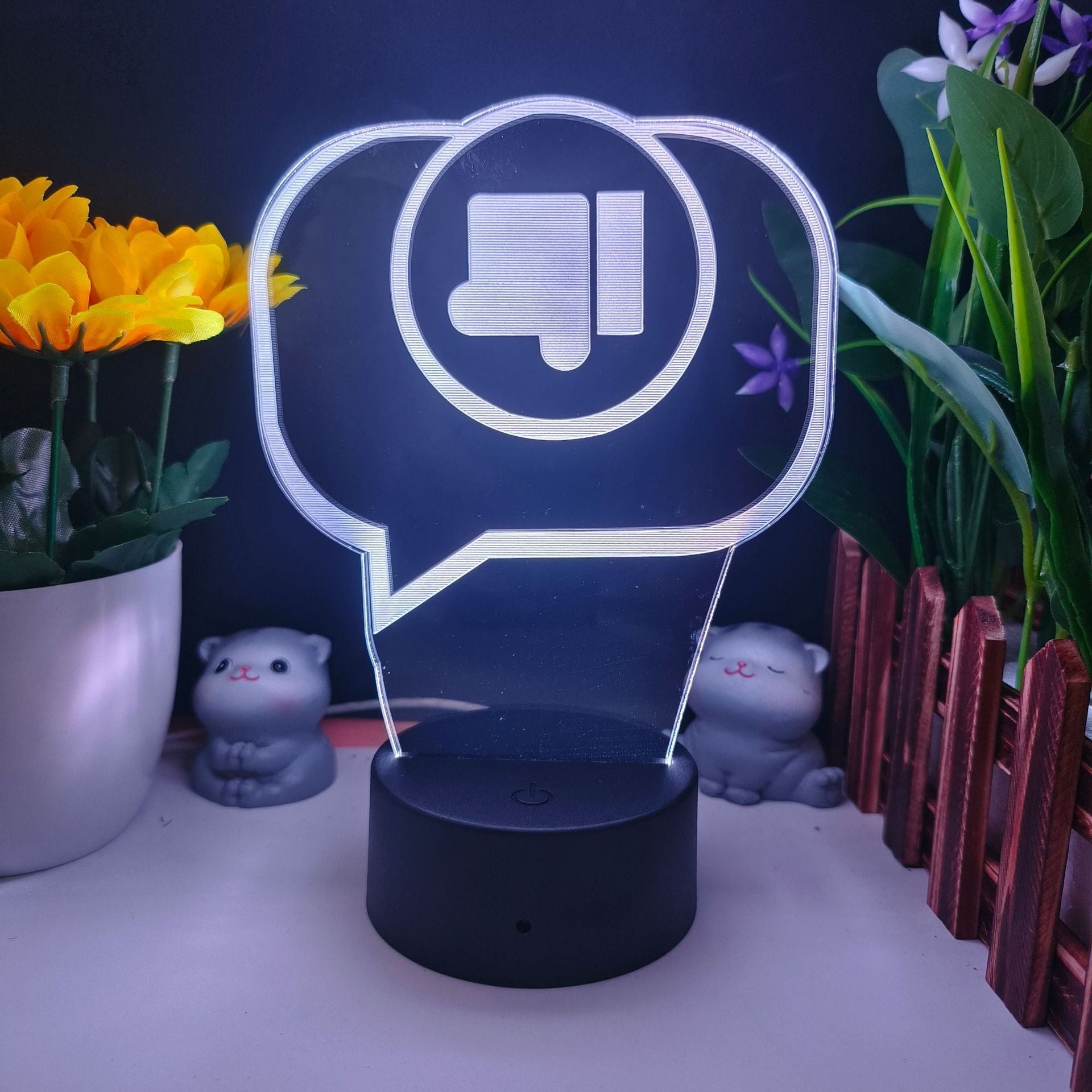 King of Gods Blok Edgar Figure Gift Bedroom Game E-Sports Atmosphere 3D Night Light