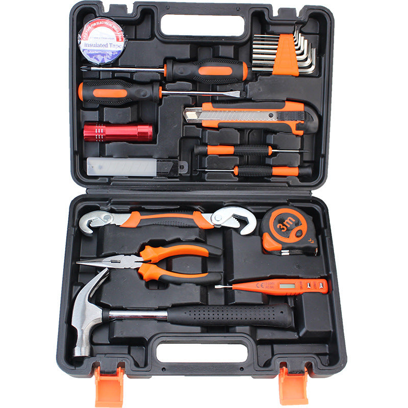 Hardware toolbox set of tools suit hand tools household maintenance gifts wholesale multi-style