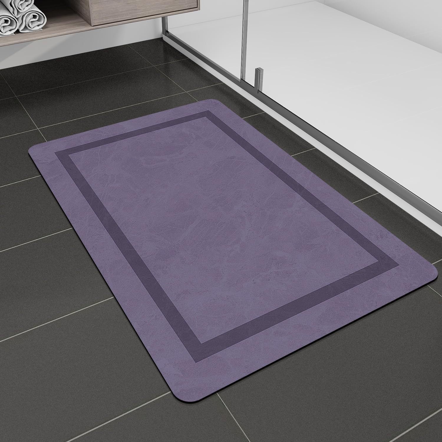 Diatom Mud Floor Mat Bathroom Toilet Door Absorbent Mat Non-Slip Household Toilet Foot Mat Carpet Home Sludge Resistance