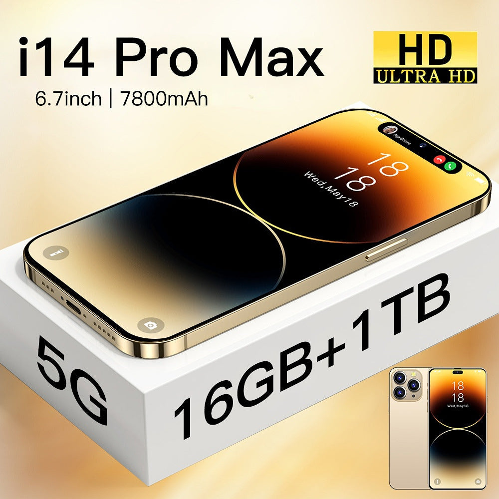 I14Promax  Low Price Spot 3g Android 1+16Gb Smartphone 6.3inch Hd
