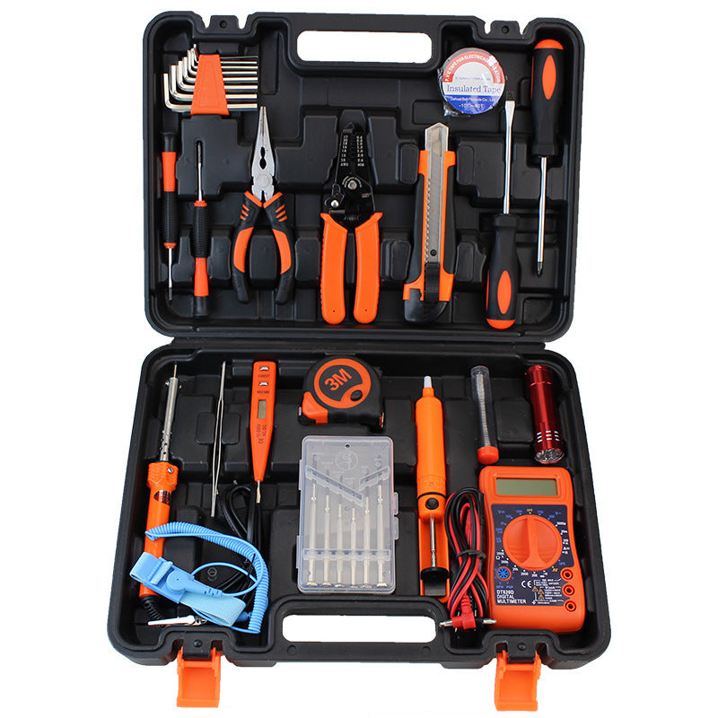 Hardware toolbox set of tools suit hand tools household maintenance gifts wholesale multi-style