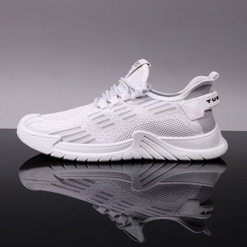 Shoes for Men 2025 New Soft Sole Comfortable Running Casual Shoes Fly Woven Sports Shoes Men's Casual Shoes