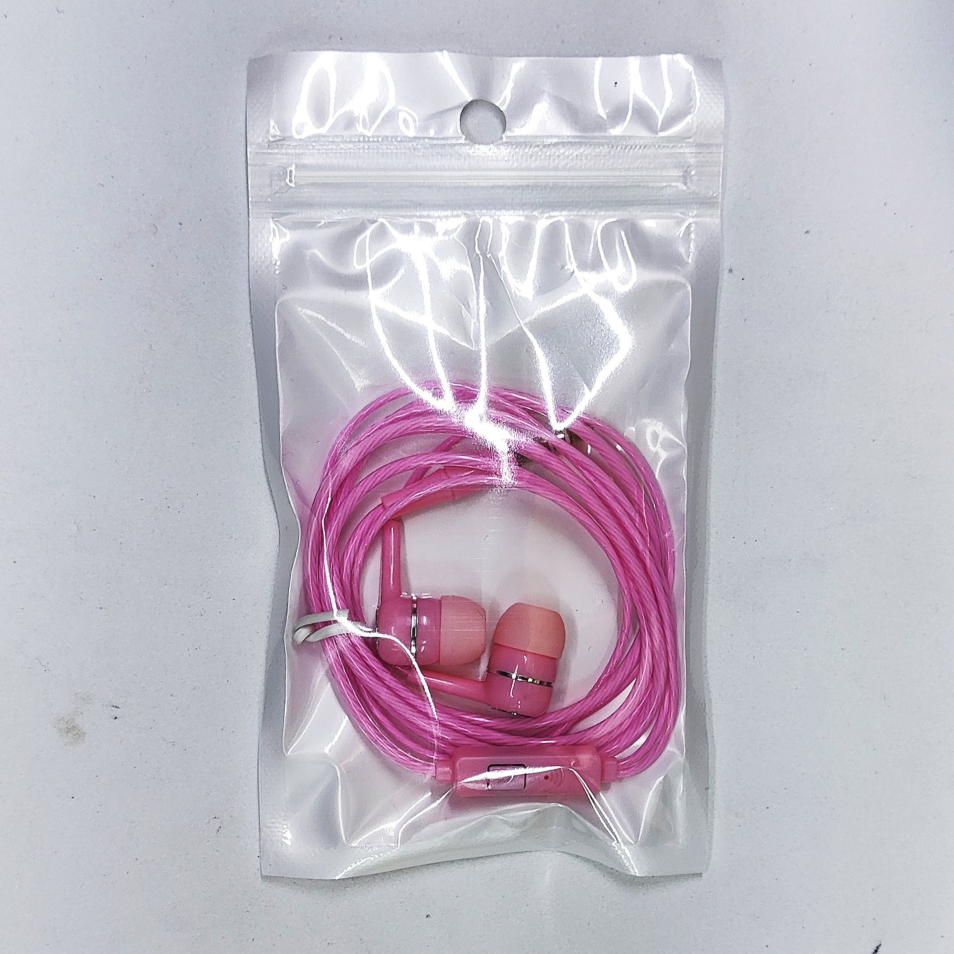 Factory Direct Sales, Large Quantity, Free Shipping, S12 Subwoofer In-Ear Headphones, Crystal Wire with Microphone, Electroplating Ring, Wired Cross-Border