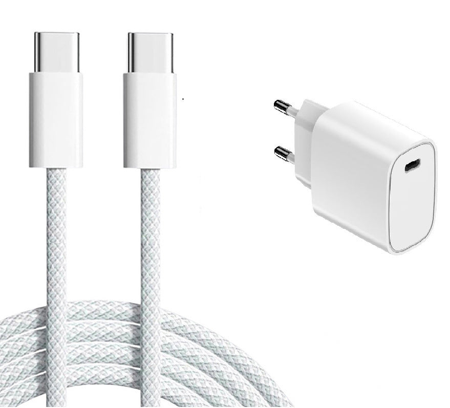 Suitable for Apple 17 Charger 20W Original Genuine Fast Charging Mobile Phone Gallium Nitride Charging Head Set