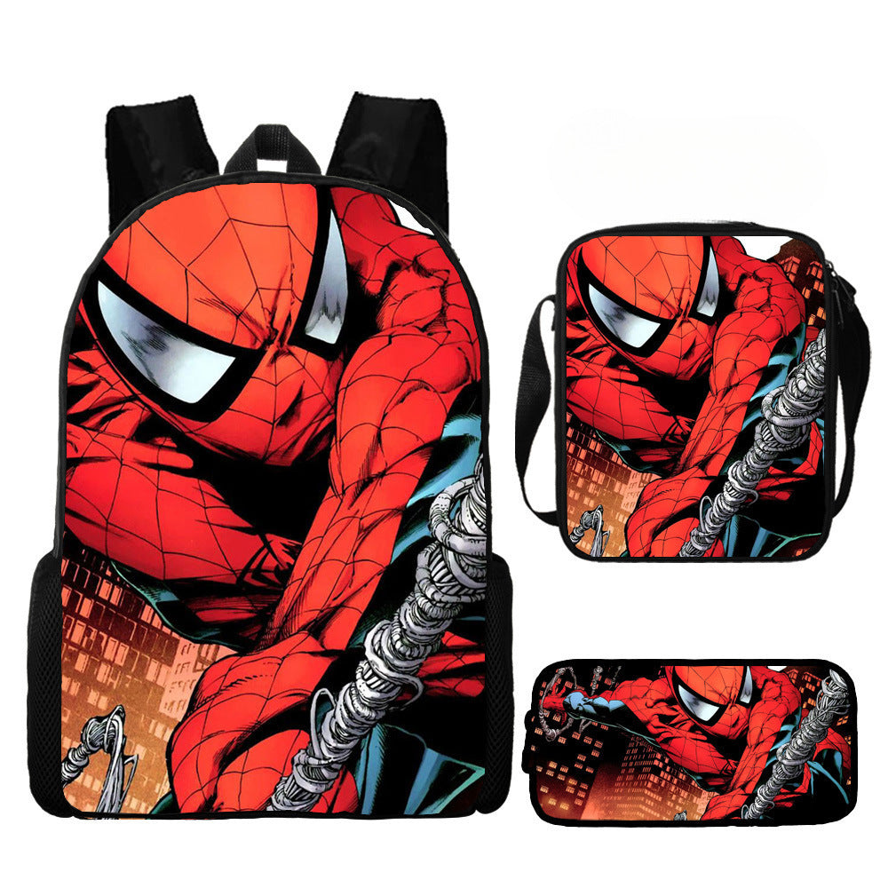 European and American  New Spider-Man Hero No Return Backpack 3D Digital Printing Casual Trendy Backpack