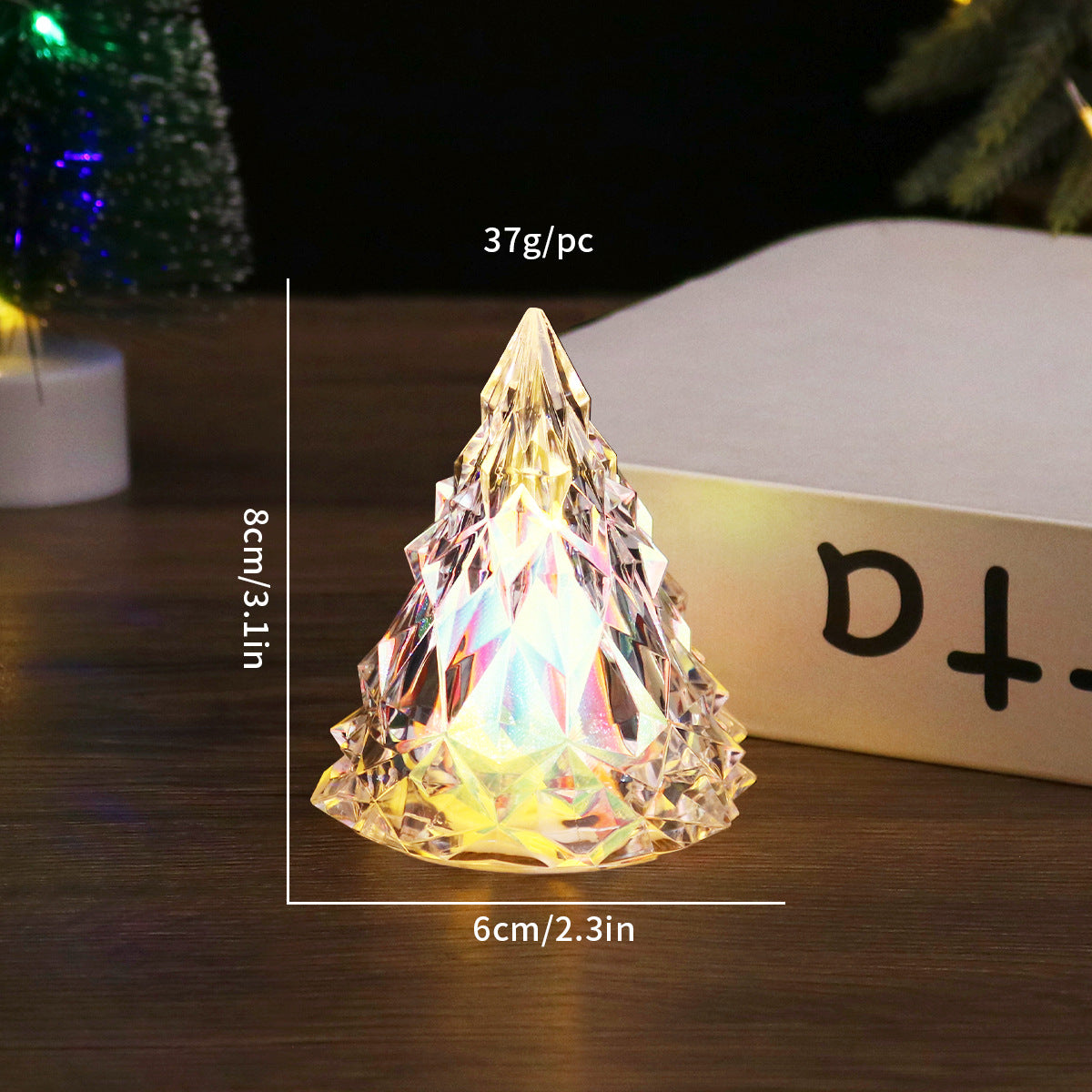 Christmas decorations atmosphere light wind lamp led luminous nightlight wedding room romantic layout small iceberg lamp