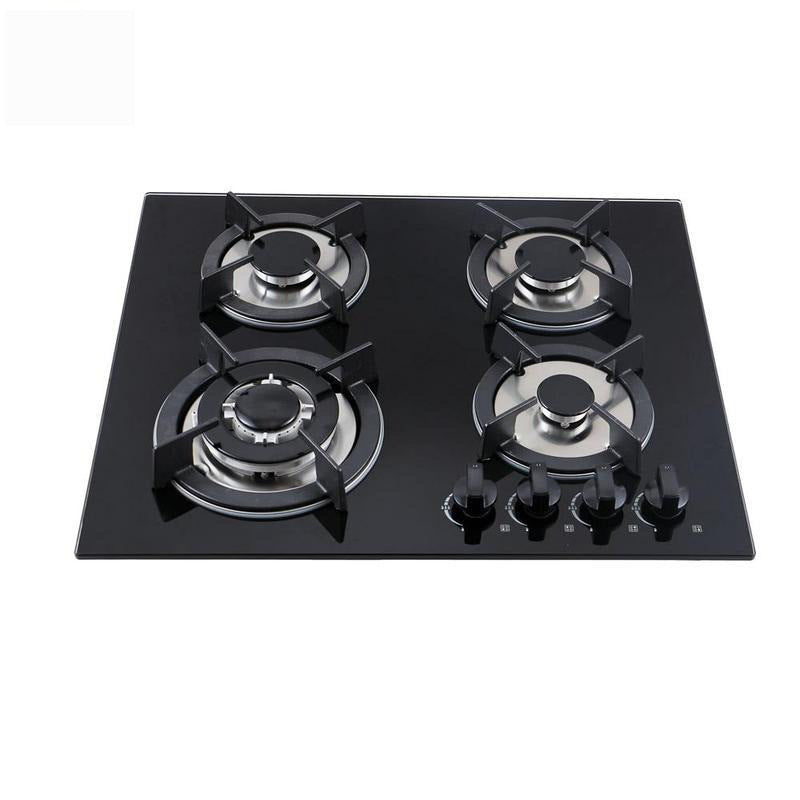 Wholesale Fierce Fire, High Power, Energy-Saving Gas Stove, Household Double Stove, Built-In Gas Stove, Tempered Glass Liquefied Gas Stove
