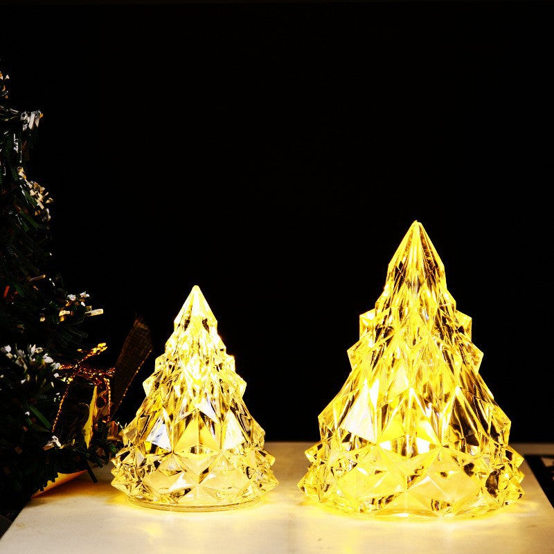 Christmas decorations atmosphere light wind lamp led luminous nightlight wedding room romantic layout small iceberg lamp