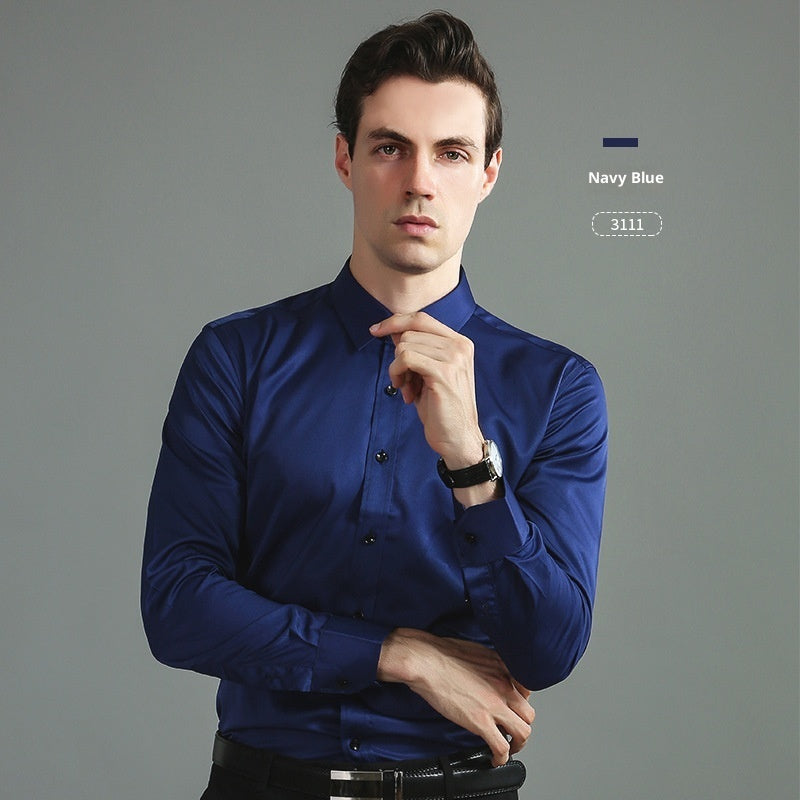 Casual Four-Way Stretch Long Sleeve Shirt