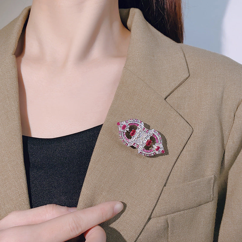 Suit Cheongsam Brooch Clothing Accessories Women