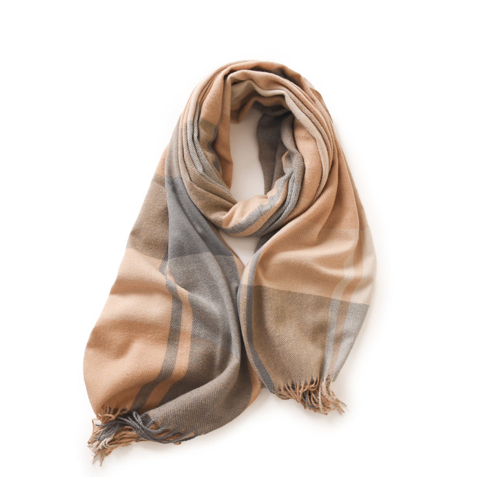 Thick Warm Tassel Artificial Cashmere Scarf