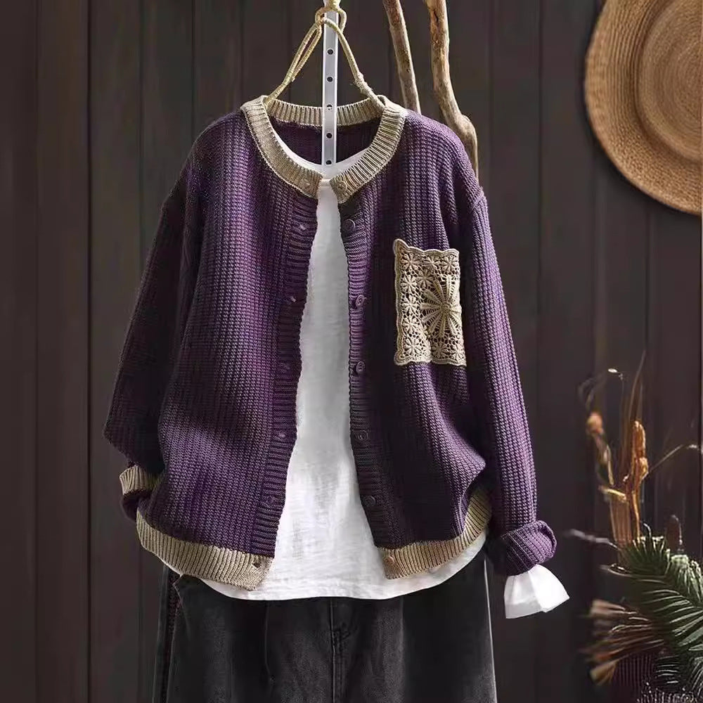 New Casual Outerwear Long-sleeve Cardigan Sweater