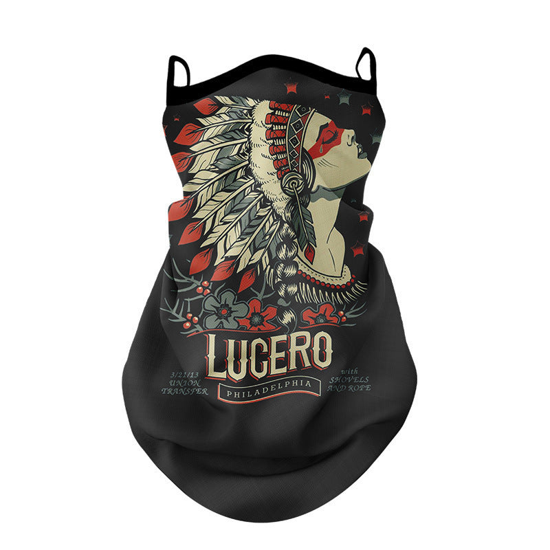 Full Face And Neck Protection Integrated Sun Mask