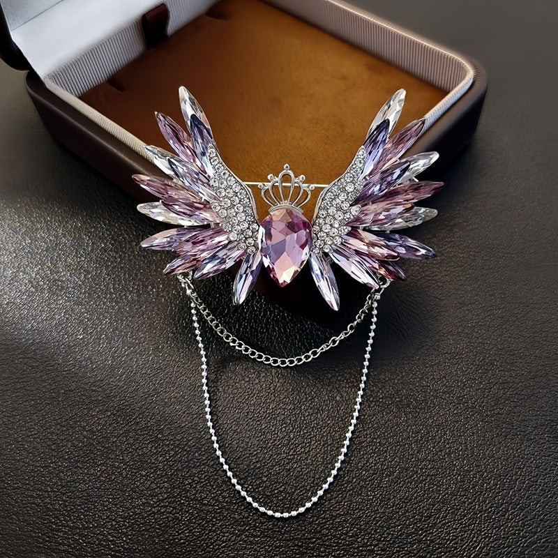 Flower Brooch Women Crystal Diamond Brooch Clothing Accessories