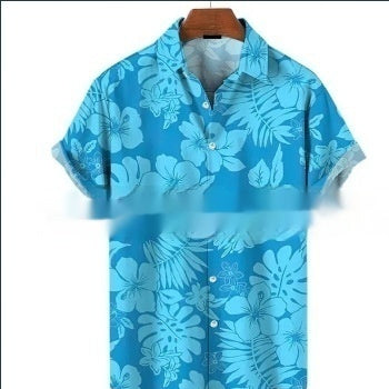 Men's Hawaiian Shirt Printed Casual Short Sleeve