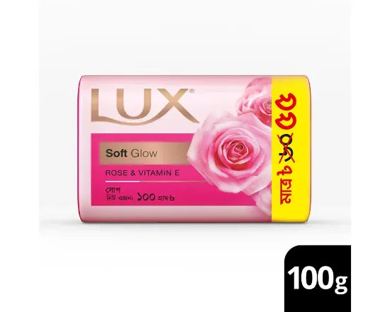 Lux Soap Rose & Vitamin E Soap 100gm