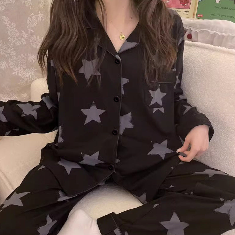 Women's Long-sleeved Pajamas Homewear Suit