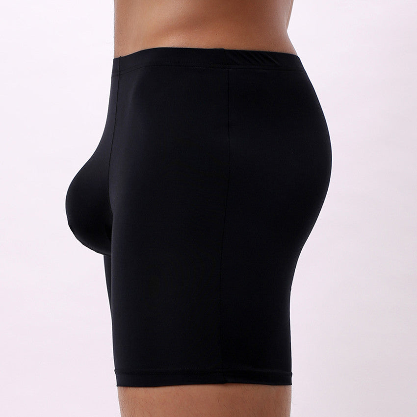 Sports Lengthened Ice Silk Boxer