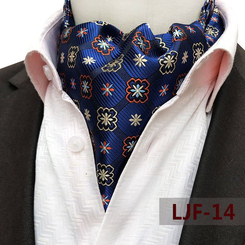 Men's Scarf Jacquard Polyester British