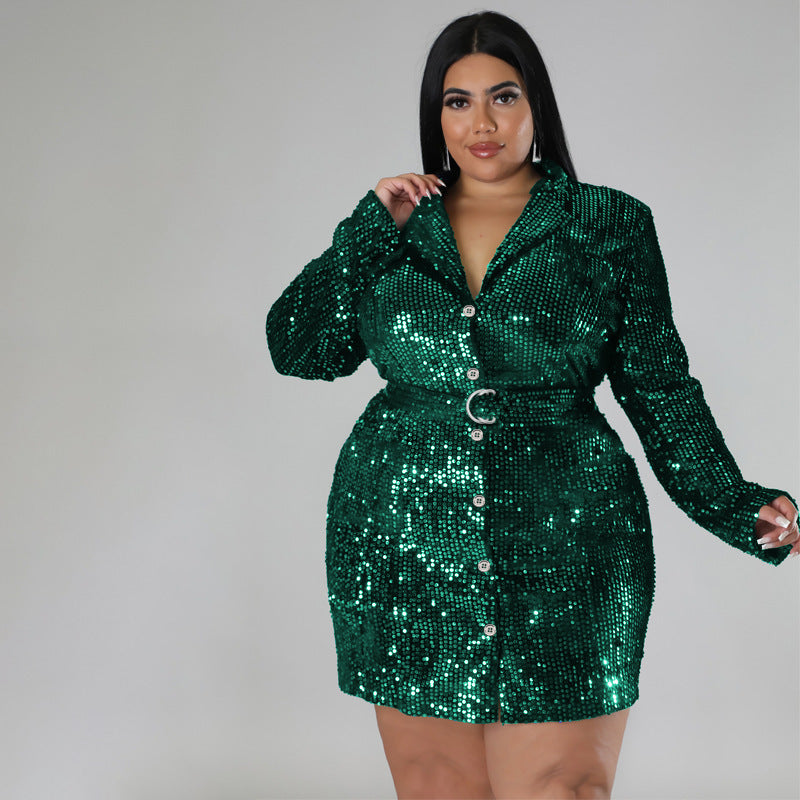 European And American Plus Size Female Suit Coat
