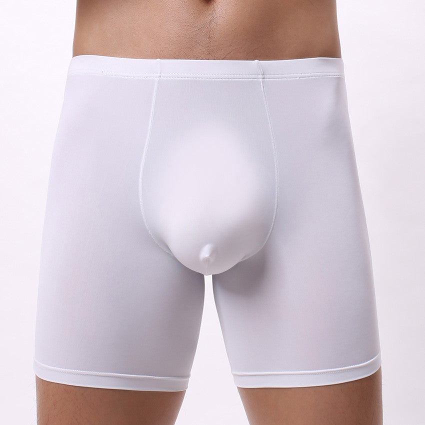 Sports Lengthened Ice Silk Boxer