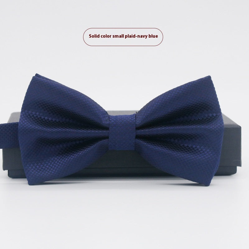 Men's Solid Color Formal Wear Wedding Business Casual Groom Groomsman Bow Tie