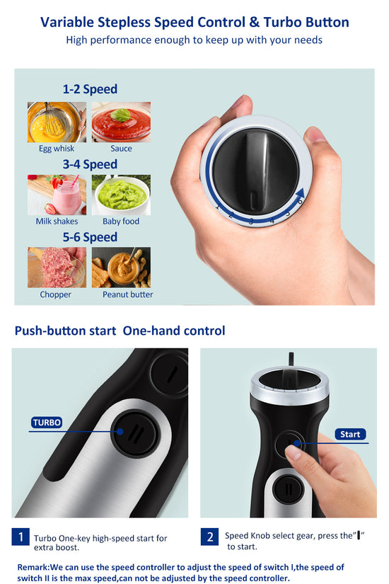 Hand Blender Juicer Cooking Stick