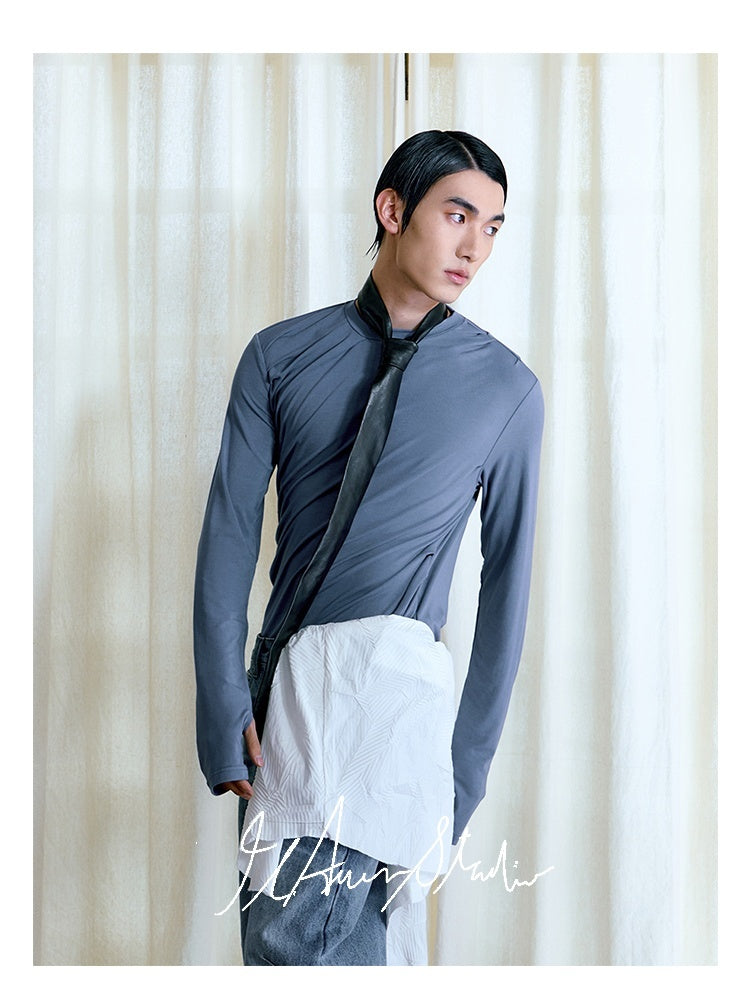 Erasable Retro Arrow-shaped Black Tie