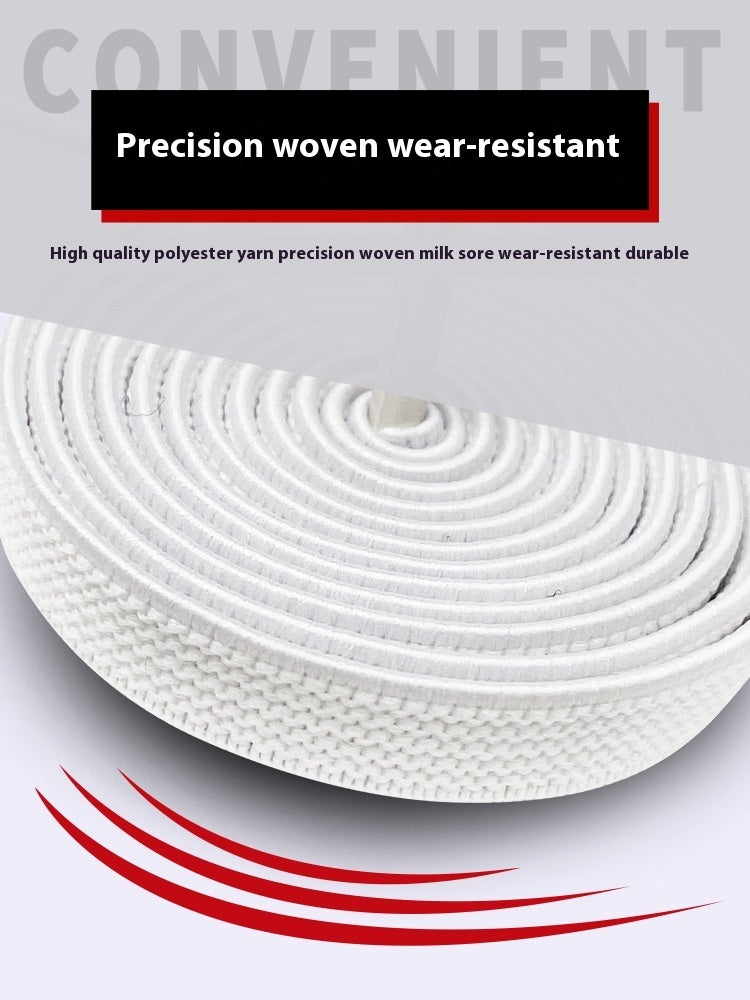 Shoelace For Lazy People Lace-free Rope Elastic Children's Flat Buckle Tie-free White Shoes Men's And Women's Fixed White