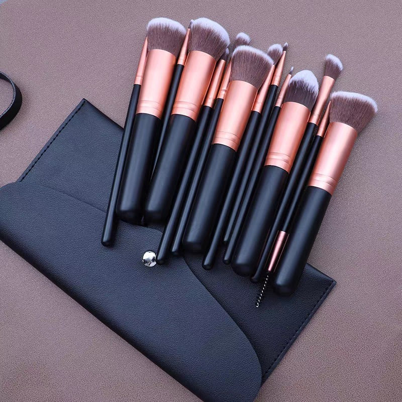 FIBER Hair Gradient 16 Makeup Brushes Suit