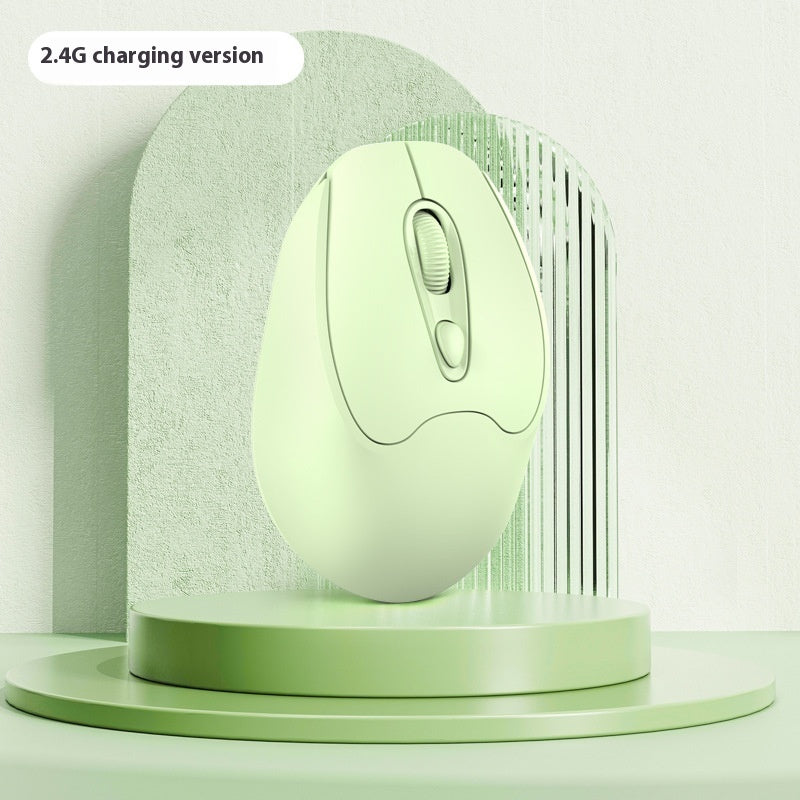Dual-mode Bluetooth Wireless Mouse Charging Mute Office Game Applicable To Mobile Phones And Tablets