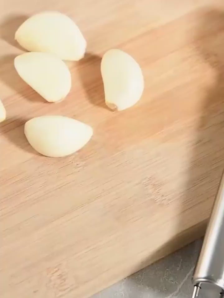 Stainless Steel Garlic Press Household Garlic Mash